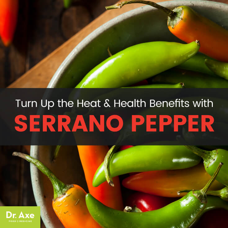 serrano pepper - heart healthy hot pepper