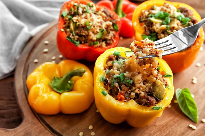 Stuffed Peppers - Heart Healthy