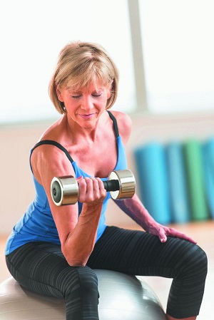 Add strength training to your home workout to boost your cardiovascular fitness.