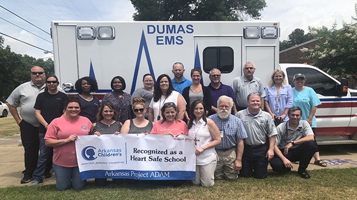 Dumas Named First "Heart Safe" Schools in AR