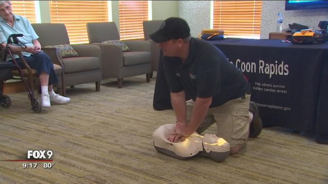 Officer shares life-saving mission to teach public CPR