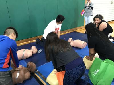 McCullough Middle School provides students with a health fair which could save a life 