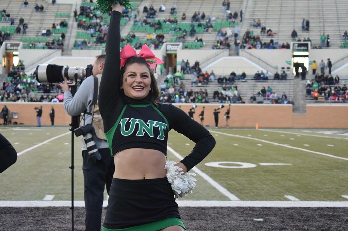 UNT cheerleader warns young athletes about rare heart defect