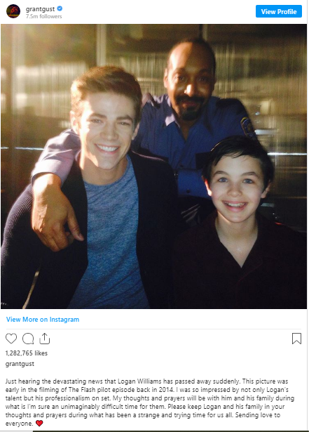Grant Gustin's Instagram
