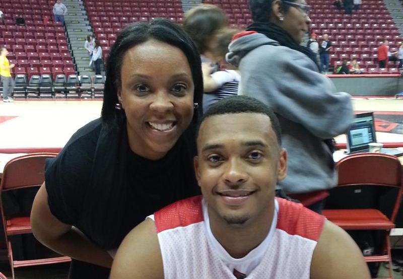 Two basketball mothers who endured the shock of their sons collapsing on the court have very different stories to tell.